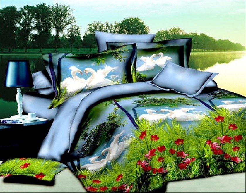 La natura &egrave; nel letto: magia della stampa digitale
