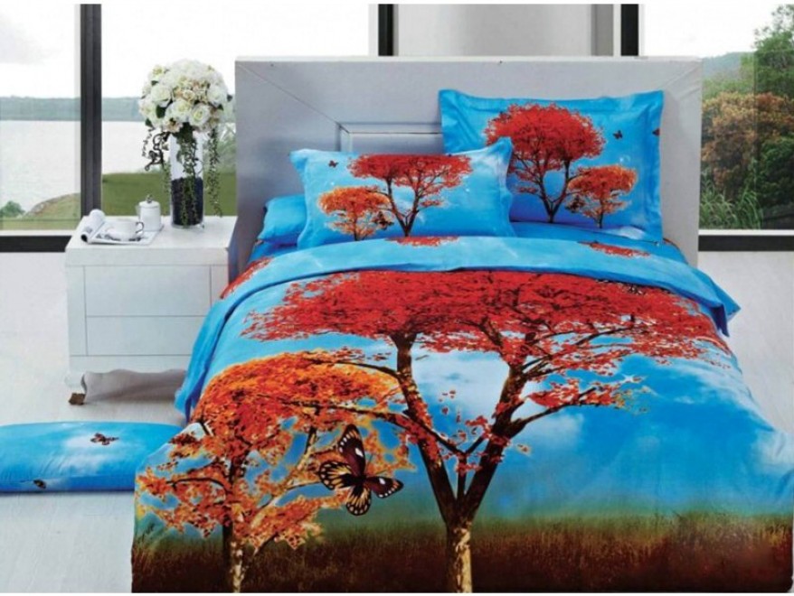 La natura &egrave; nel letto: magia della stampa digitale
