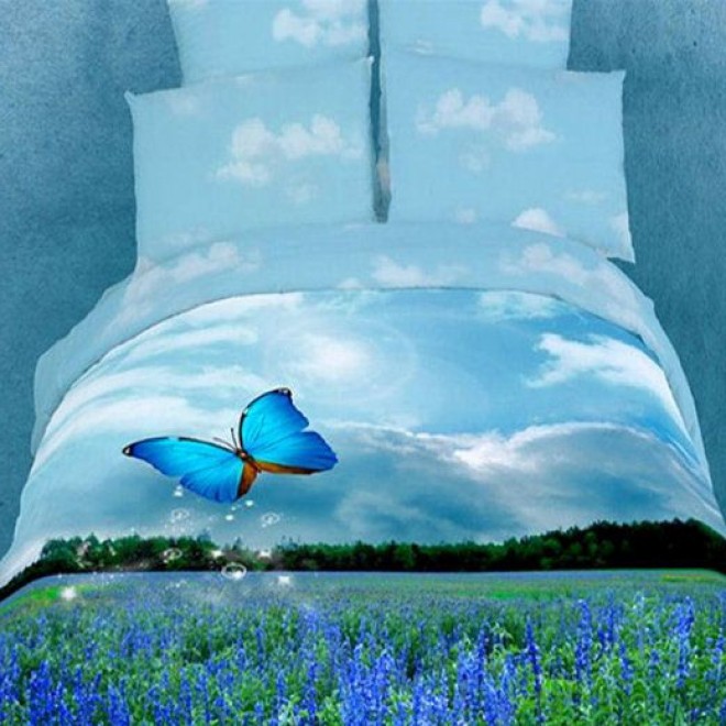 La natura &egrave; nel letto: magia della stampa digitale