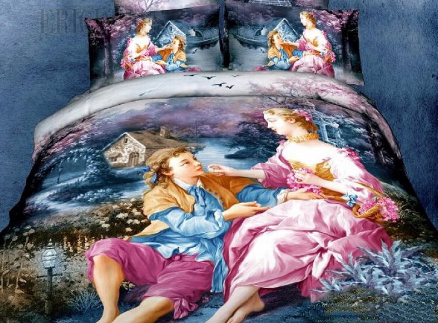 La natura &egrave; nel letto: magia della stampa digitale