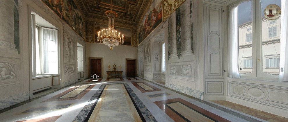 Quirinale.it, tour virtuale nelle magnifiche stanze