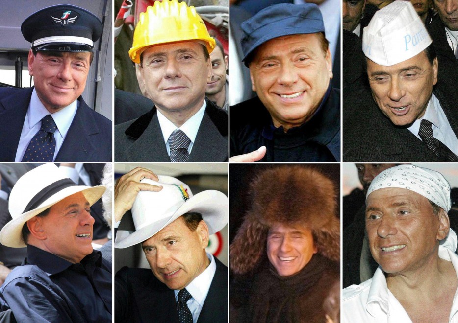 I cappelli di Silvio Berlusconi: la fotostoria - la Repubblica
