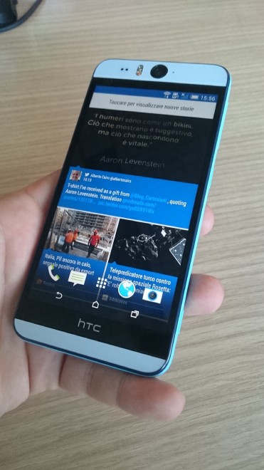 Smartphone Htc Desire Eye, la prova