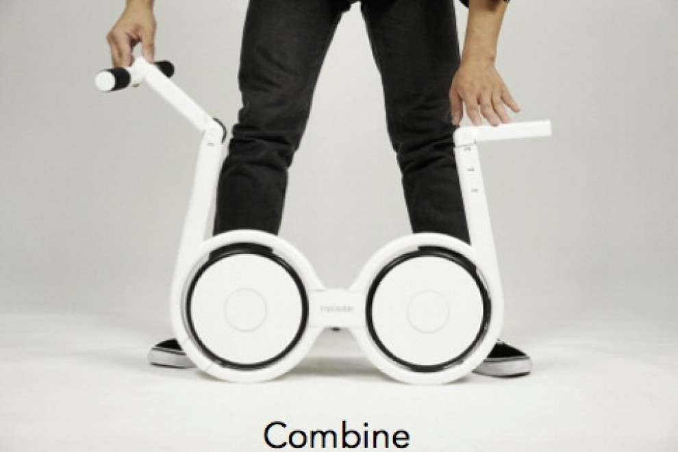 Impossible, la bici elettrica che entra nello zaino