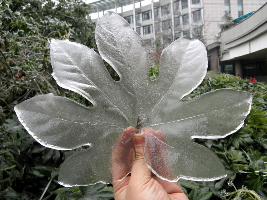 Quando ghiaccio e neve creano opere d'arte