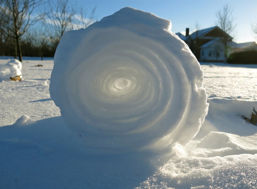 Quando ghiaccio e neve creano opere d'arte