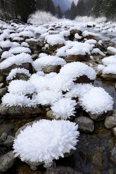Quando ghiaccio e neve creano opere d'arte