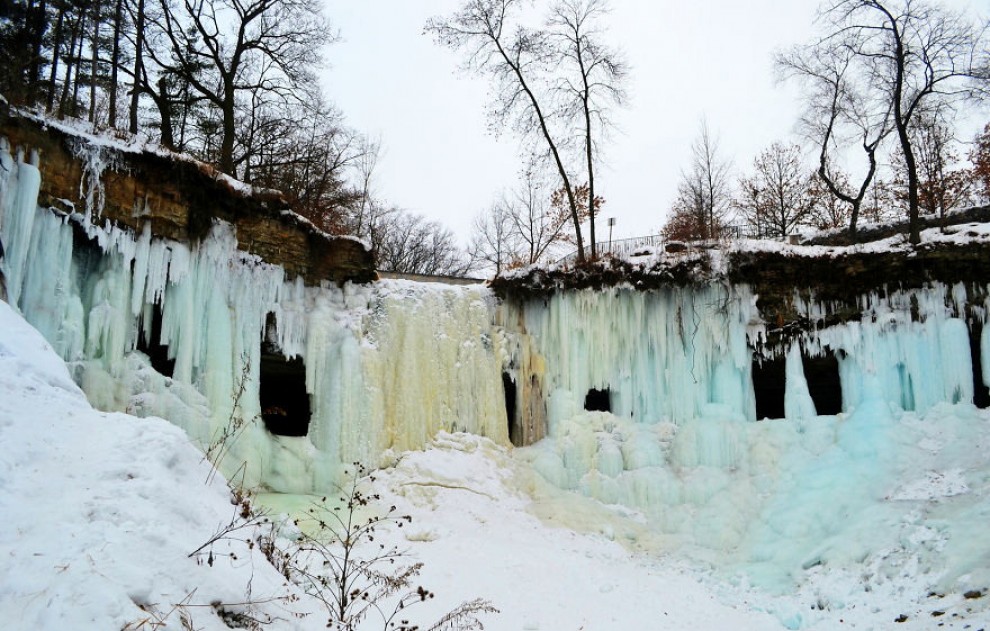 Quando ghiaccio e neve creano opere d'arte