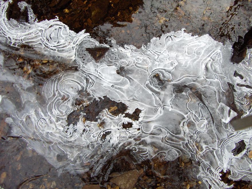 Quando ghiaccio e neve creano opere d'arte