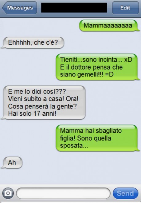 Genitori, figli ed sms: le conversazioni esilaranti