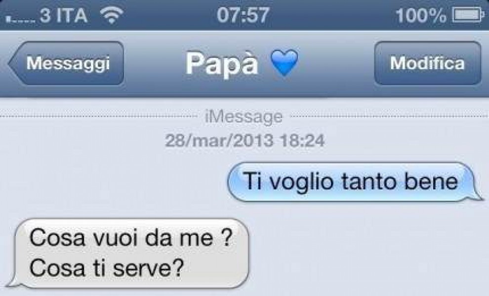 Genitori, figli ed sms: le conversazioni esilaranti