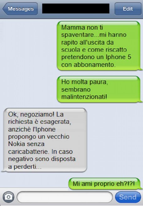Genitori, figli ed sms: le conversazioni esilaranti