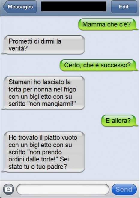 Genitori, figli ed sms: le conversazioni esilaranti