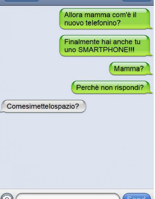 Genitori, figli ed sms: le conversazioni esilaranti