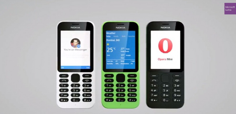 Microsoft: ecco Nokia 215, lo smartphone low cost