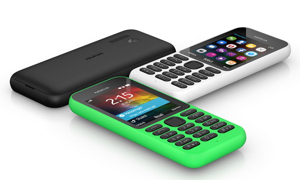 Microsoft: ecco Nokia 215, lo smartphone low cost