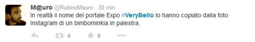 Expo 2015, ironia social sul portale VeryBello