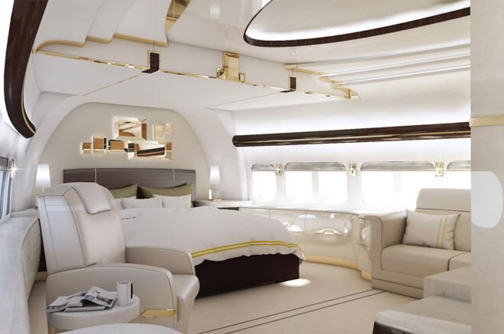 L'aereo come uno yacht: allestimento di lusso per un Boeing