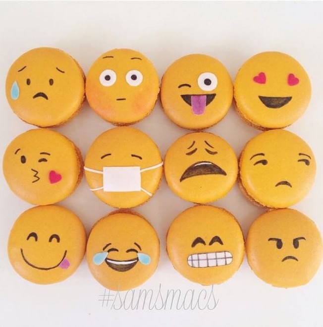 Dallo smartphone al forno: le emoticon diventano pasticcini