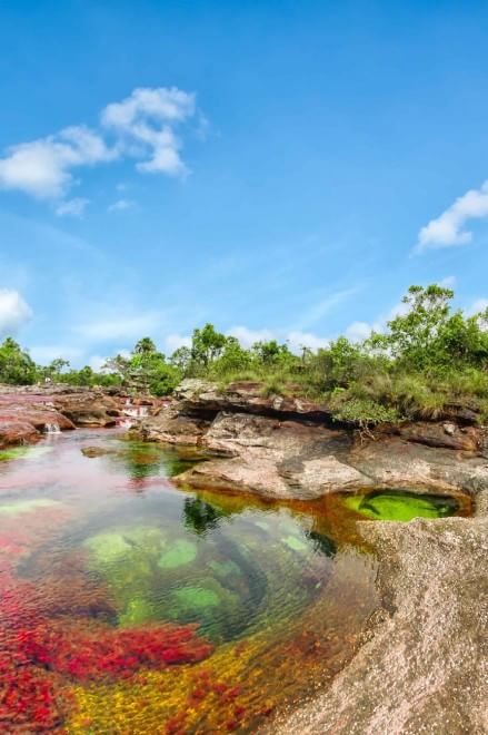 Colombia, il fiume &egrave; un arcobaleno