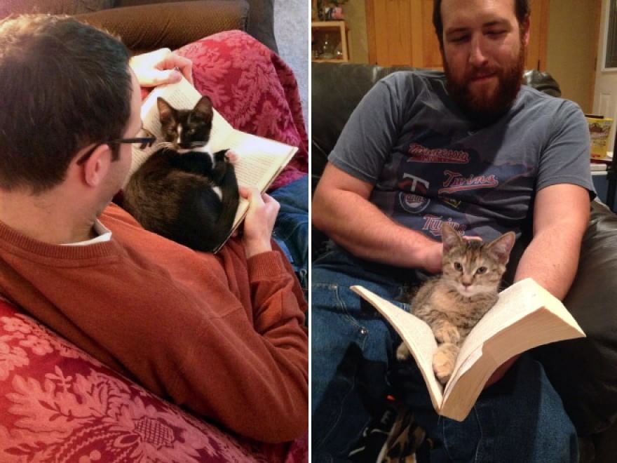 Cani e gatti, quando leggere &egrave; impossibile