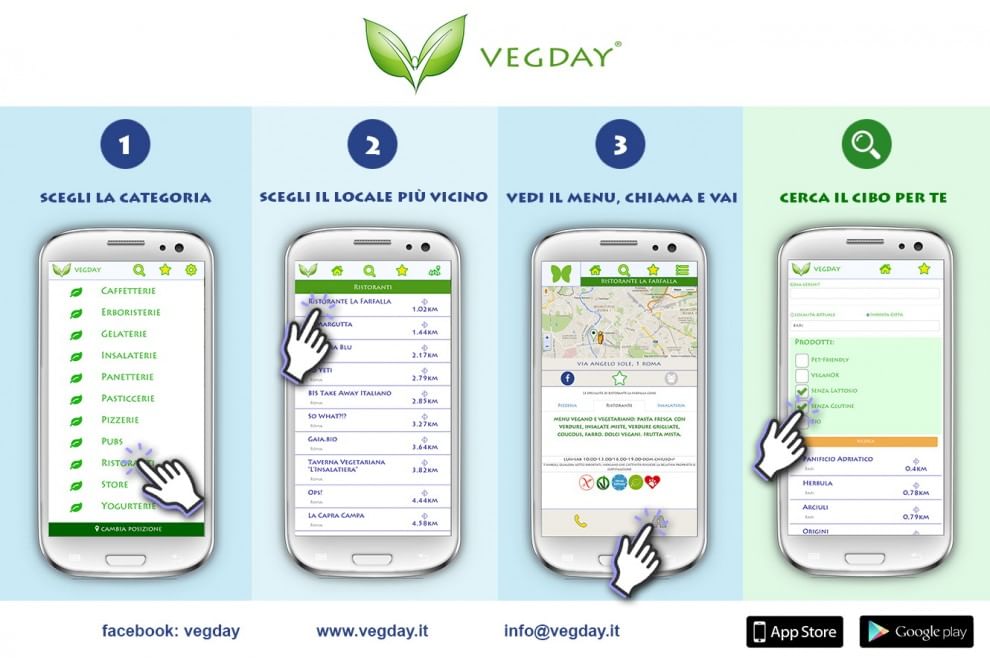 La dieta vegan a portata di clic