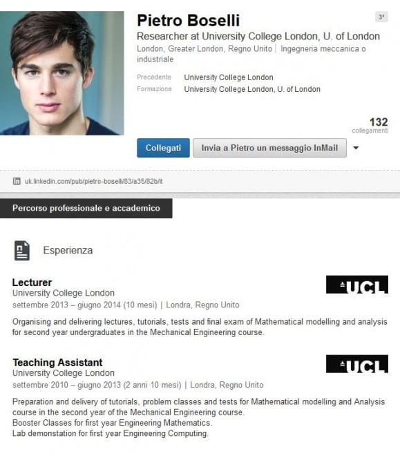 Londra, sorpresa all'università: il docente di matematica è un modello ...