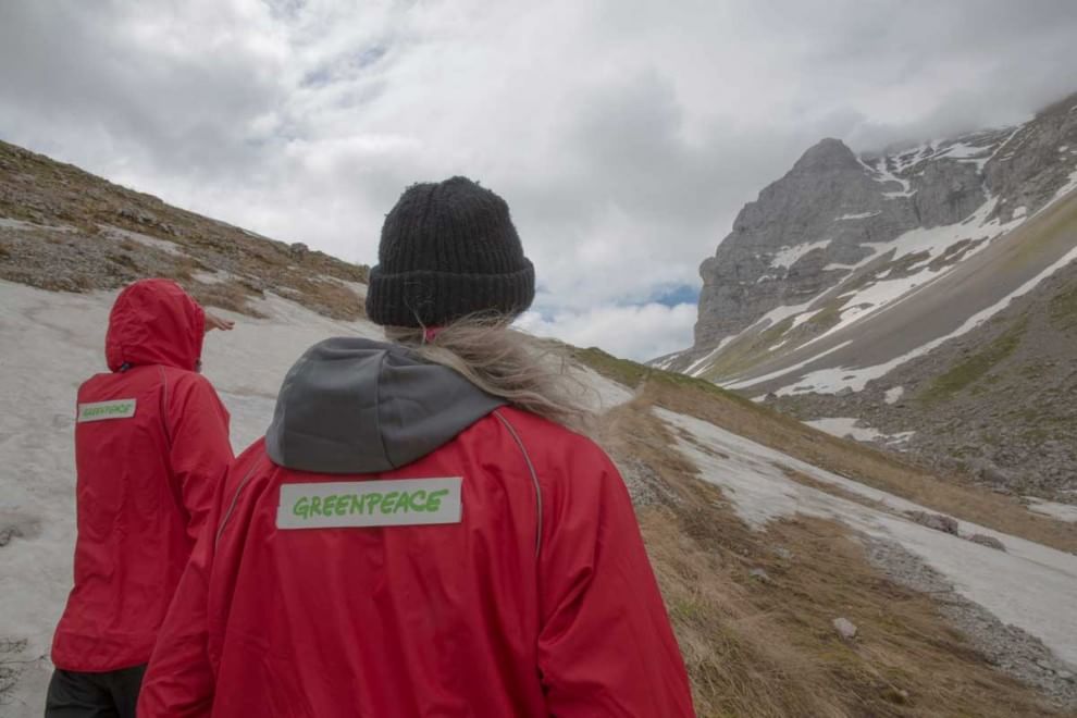 Greenpeace sui Monti Sibillini a caccia di sostanze tossiche