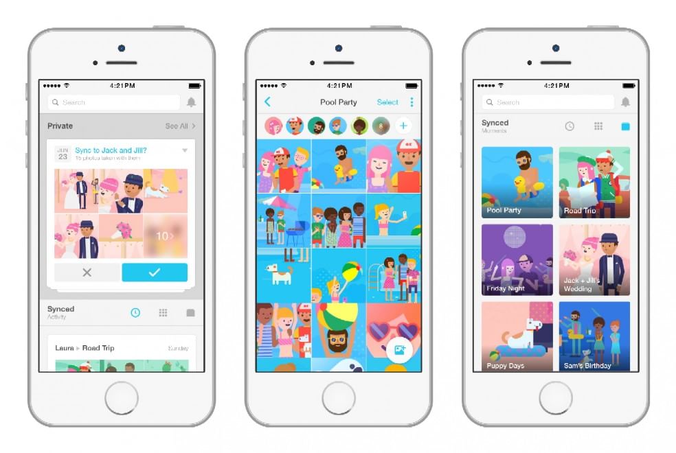 Facebook Moments, così gli album di foto si condividono con gli amici