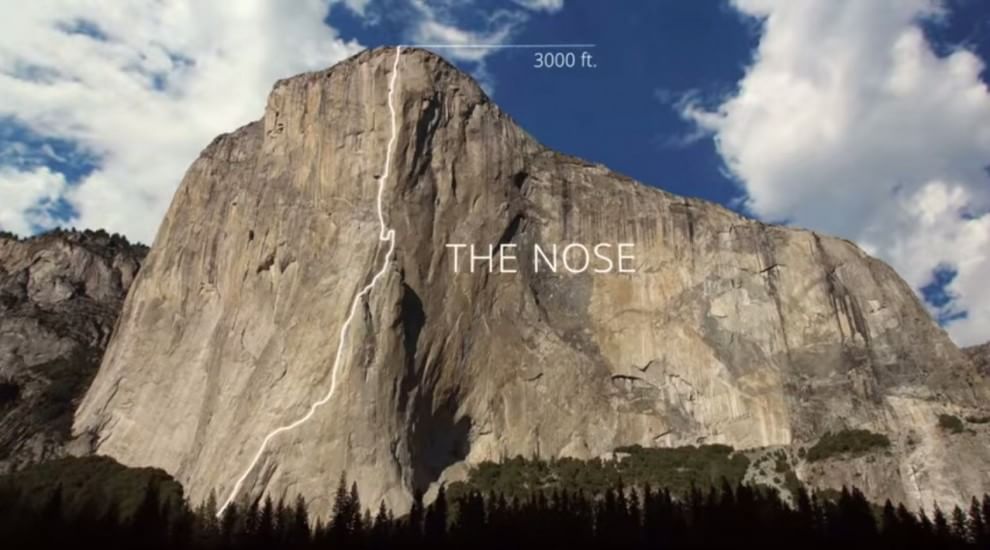 Yosemite. Con Google Street View scali El Capitan