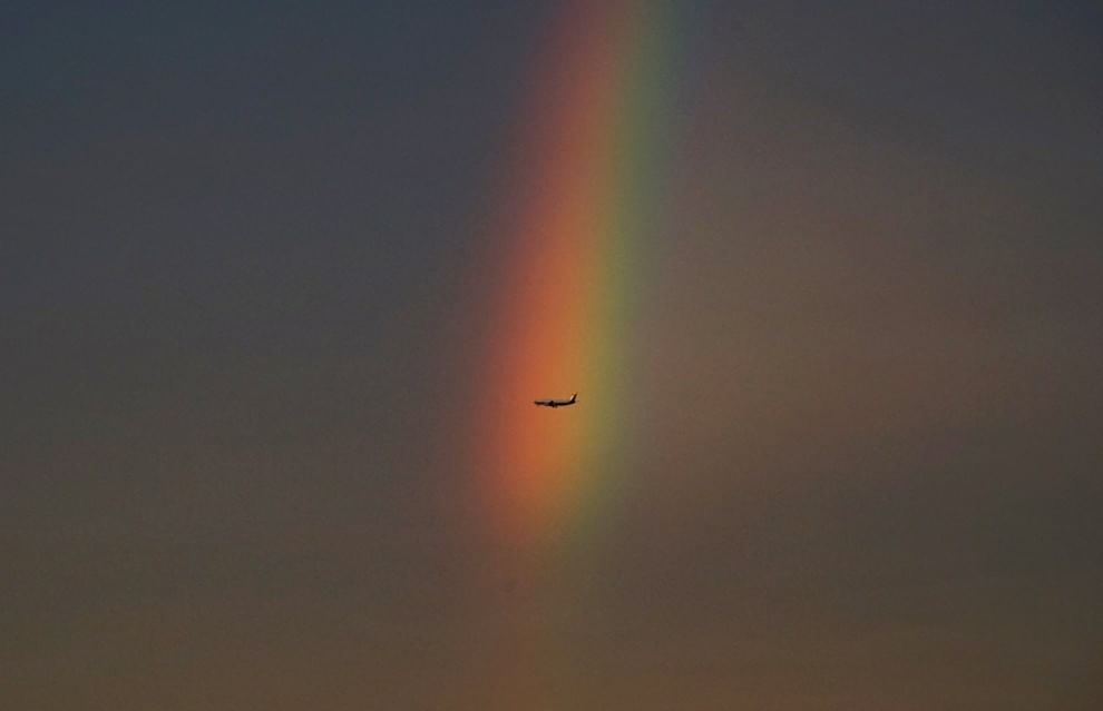 Cina, il cielo è uno spettacolo: tramonto su Pechino