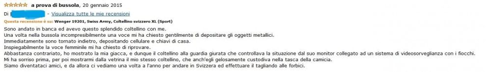 Coltellino svizzero XL in vendita su Amazon, le recensioni sono esilaranti