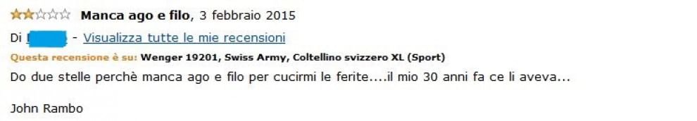 Coltellino svizzero XL in vendita su Amazon, le recensioni sono esilaranti