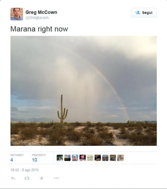 Usa, lampo e arcobaleno insieme: uno scatto inseguito per sette anni