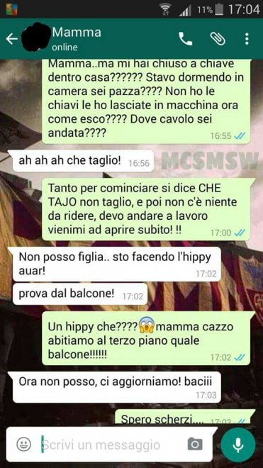 Che disastro i messaggi delle mamme su WhatsApp