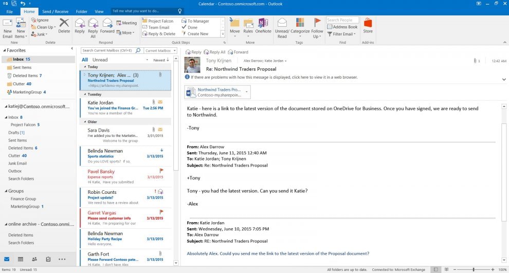 Microsoft Office 2016, il lavoro diventa condivisione