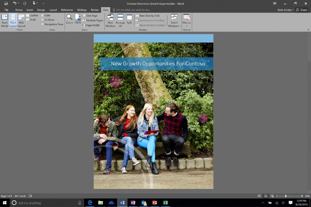 Microsoft Office 2016, il lavoro diventa condivisione