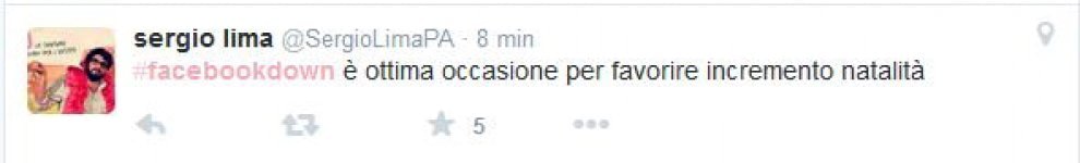 Facebook bloccato, l'ironia degli utenti su Twitter