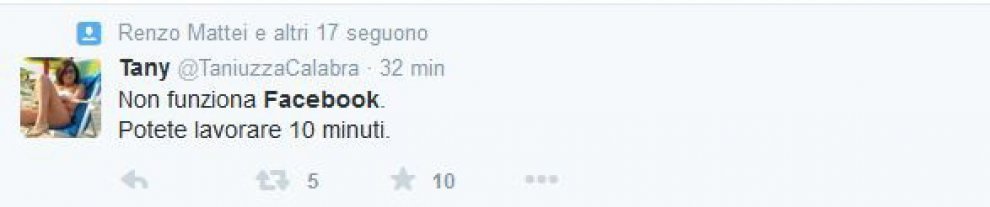 Facebook bloccato, l'ironia degli utenti su Twitter