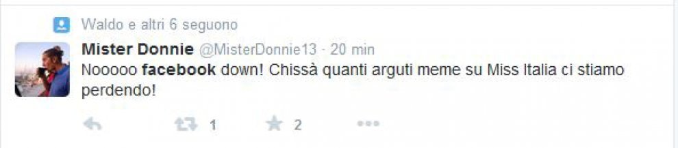 Facebook bloccato, l'ironia degli utenti su Twitter