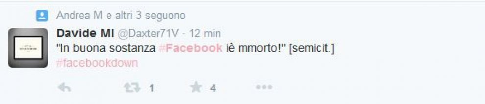 Facebook bloccato, l'ironia degli utenti su Twitter