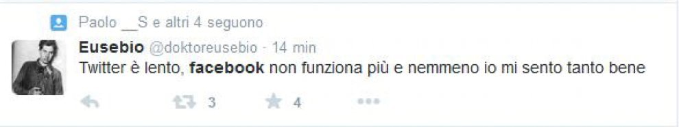 Facebook bloccato, l'ironia degli utenti su Twitter