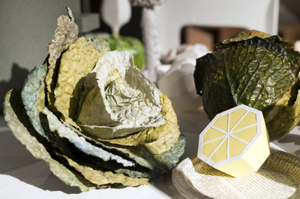"Paper design", la tavola è imbandita di carta