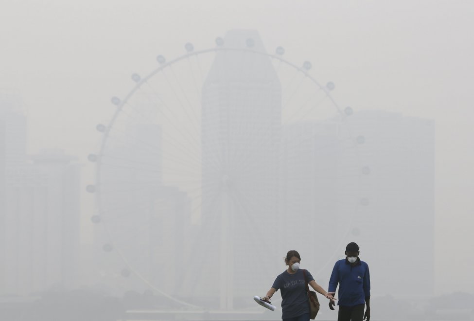 Non è nebbia ma smog: Singapore città invisibile