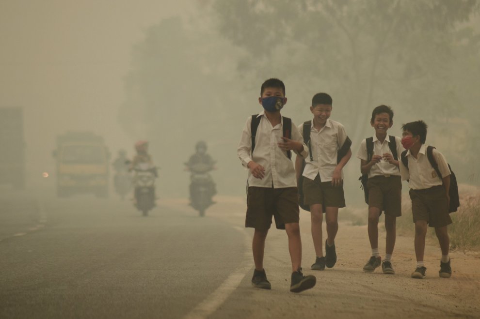 Non è nebbia ma smog: Singapore città invisibile