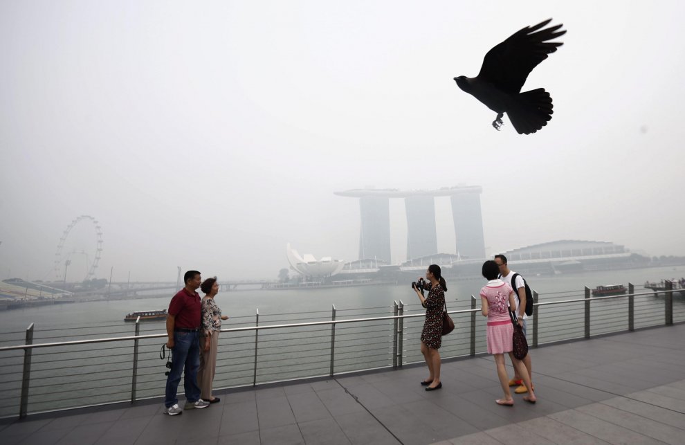 Non è nebbia ma smog: Singapore città invisibile