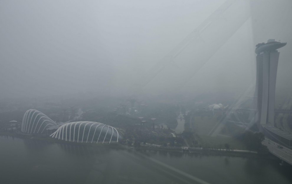 Non è nebbia ma smog: Singapore città invisibile