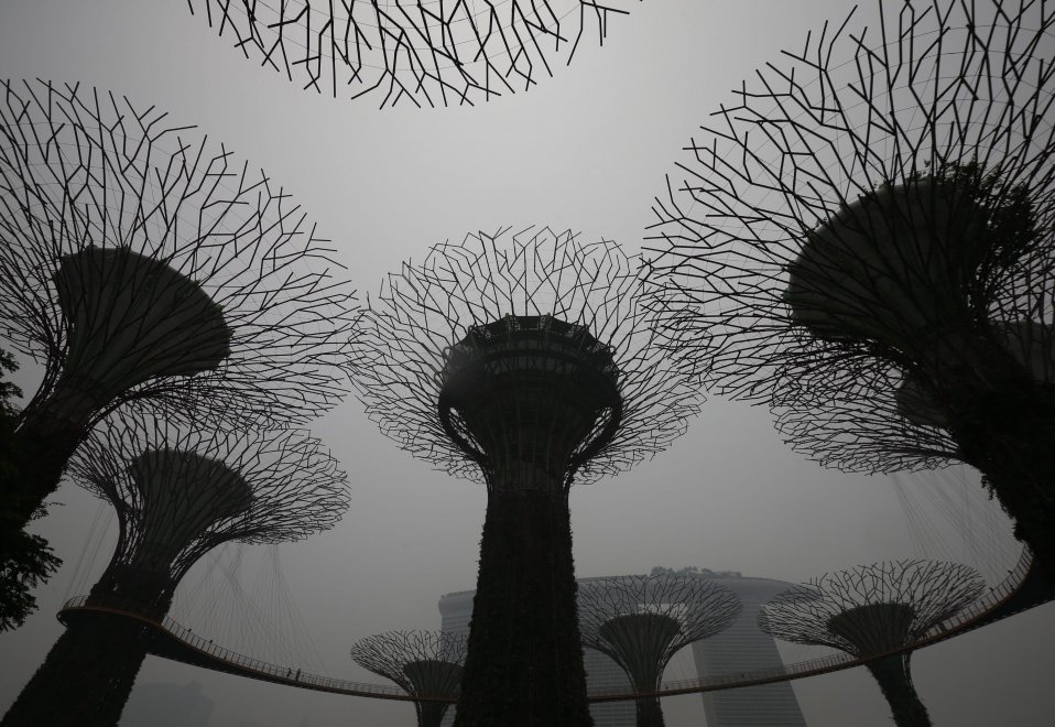 Non è nebbia ma smog: Singapore città invisibile
