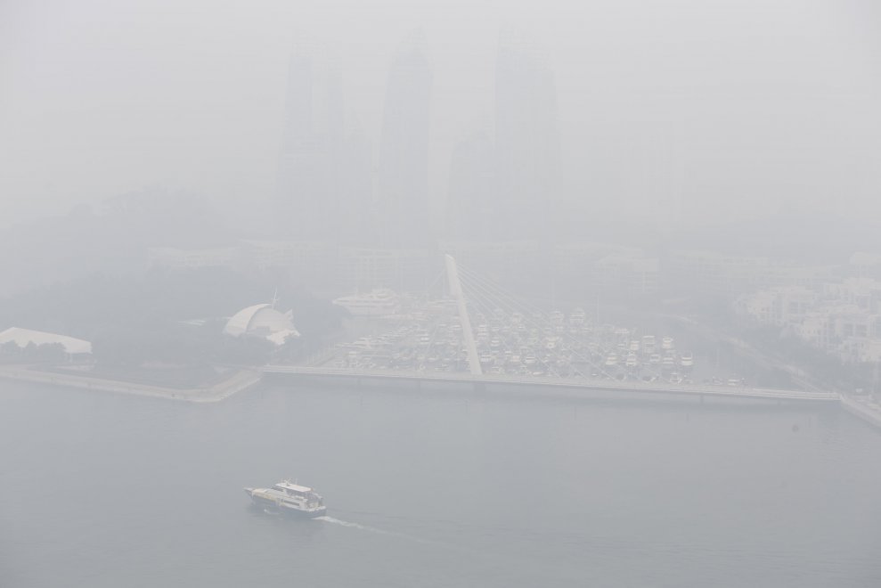 Non è nebbia ma smog: Singapore città invisibile