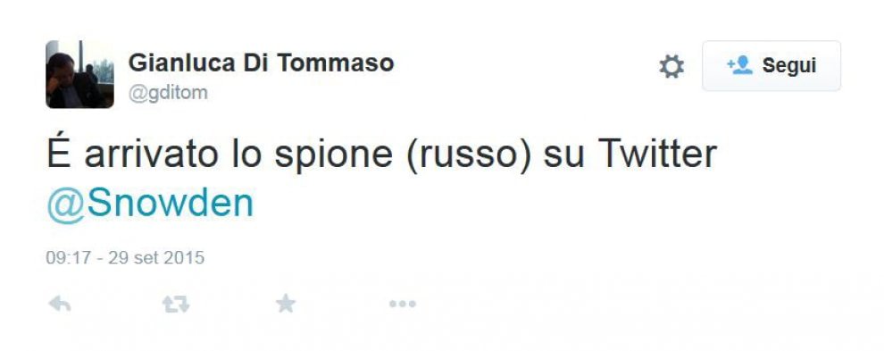 Edward Snowden approda su Twitter: migliaia di follower in poche ore